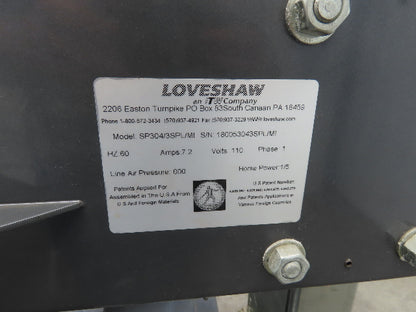 Loveshaw SP304 Little David Carton Sealer Case Sealing System Box Taper 120V