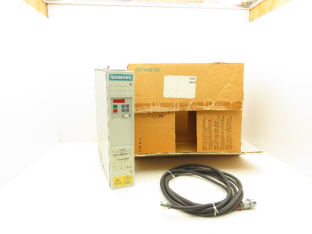 Siemens 6SE7021-0TA61 Simovert DC Inverter 510-650VDC In 380-480VAC 0-600Hz Out