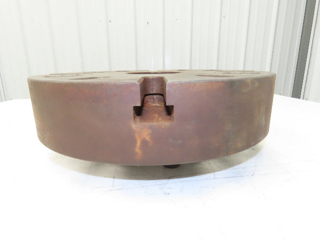 4-Jaw Independent Manual Lathe Chuck 14" OD 3-1/2" ID 	D1-8 Camlock Mount