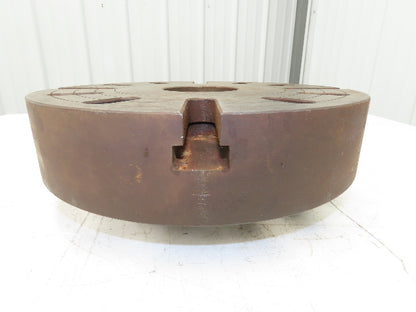 4-Jaw Independent Manual Lathe Chuck 14" OD 3-1/2" ID 	D1-8 Camlock Mount