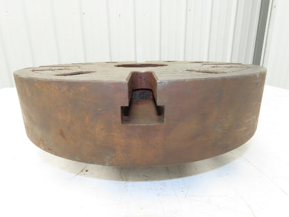 4-Jaw Independent Manual Lathe Chuck 14" OD 3-1/2" ID 	D1-8 Camlock Mount