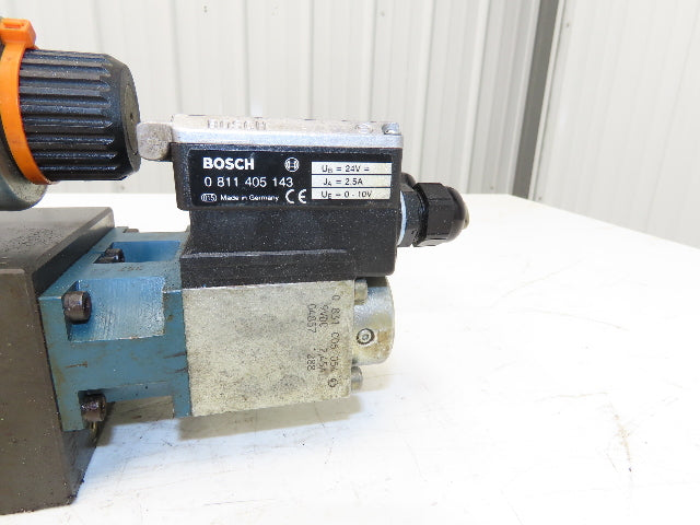 Bosch 0810001731 Proportional Directional Servo Valve W Proportional Amplifiers