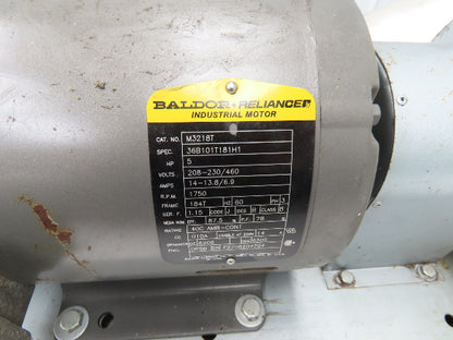 Gast M3218T 6066-V107A-T339 Rotary Oil-Less Vacuum Pump 15PSI 55CFM 5Hp 230/460V