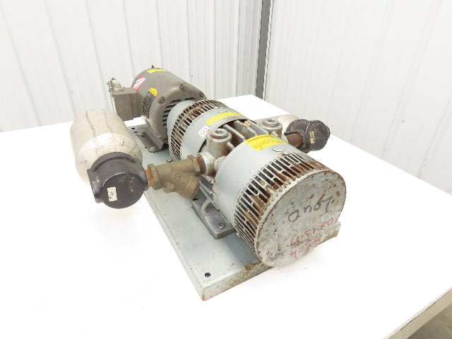 Gast M3218T 6066-V107A-T339 Rotary Oil-Less Vacuum Pump 15PSI 55CFM 5Hp 230/460V