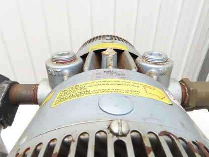 Gast M3218T 6066-V107A-T339 Rotary Oil-Less Vacuum Pump 15PSI 55CFM 5Hp 230/460V
