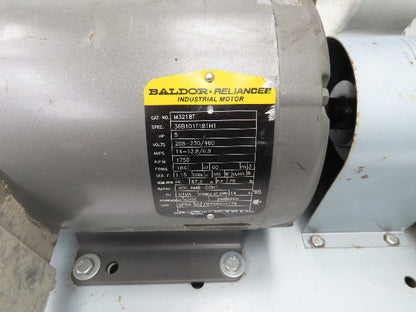 Gast M3218T 6066-V107A-T339 Rotary Oil-Less Vacuum Pump 15PSI 55CFM 5Hp 230/460V