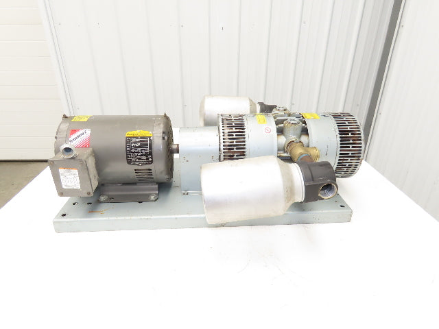 Gast M3218T 6066-V107A-T339 Rotary Oil-Less Vacuum Pump 15PSI 55CFM 5Hp 230/460V