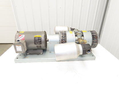 Gast M3218T 6066-V107A-T339 Rotary Oil-Less Vacuum Pump 15PSI 55CFM 5Hp 230/460V