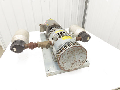 Gast M3218T 6066-V107A-T339 Rotary Oil-Less Vacuum Pump 15PSI 55CFM 5Hp 230/460V