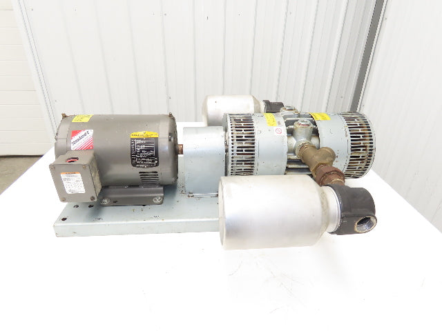 Gast M3218T 6066-V107A-T339 Rotary Oil-Less Vacuum Pump 15PSI 55CFM 5Hp 230/460V
