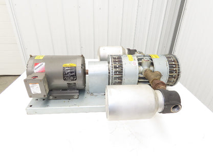 Gast M3218T 6066-V107A-T339 Rotary Oil-Less Vacuum Pump 15PSI 55CFM 5Hp 230/460V