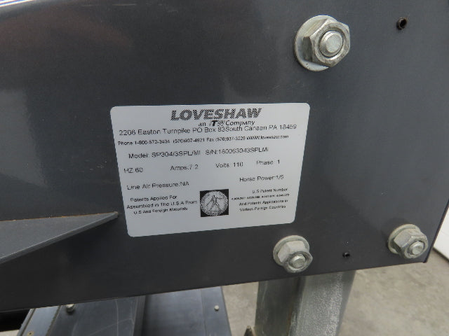 Loveshaw SP304 Little David Carton Sealer Case Sealing System Box No Tape Heads