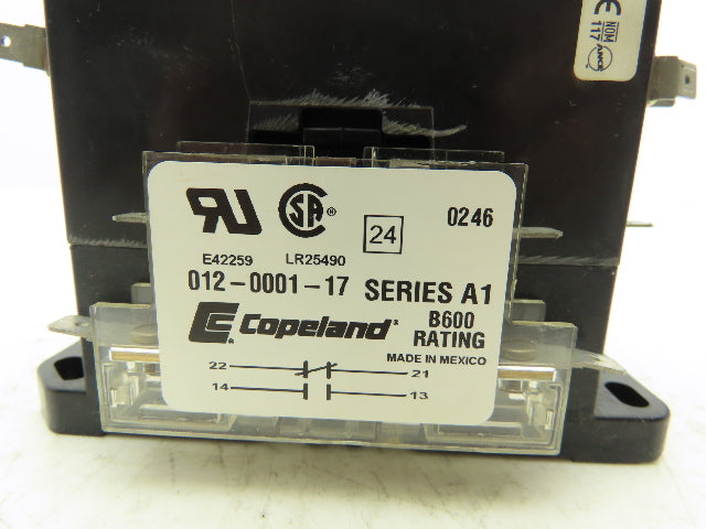 Copeland 012-3090-01 Definite Purpose Contactor 90A 575V 120V Coil Open Type