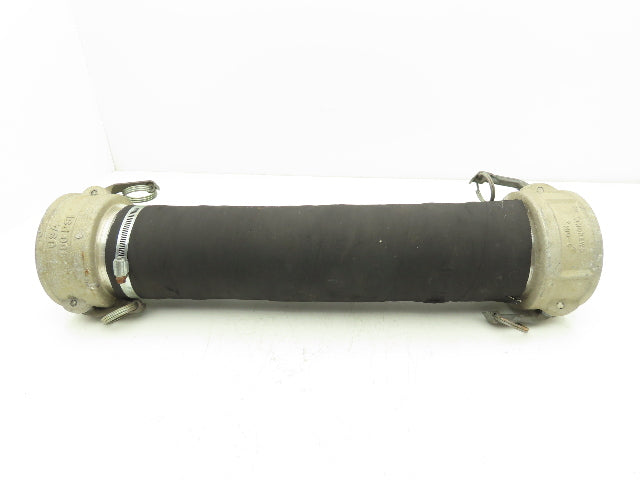 Continental Versiflo 4"x 23"L Water Hose 150 PSI Camlock Quick Couplers 23"OAL