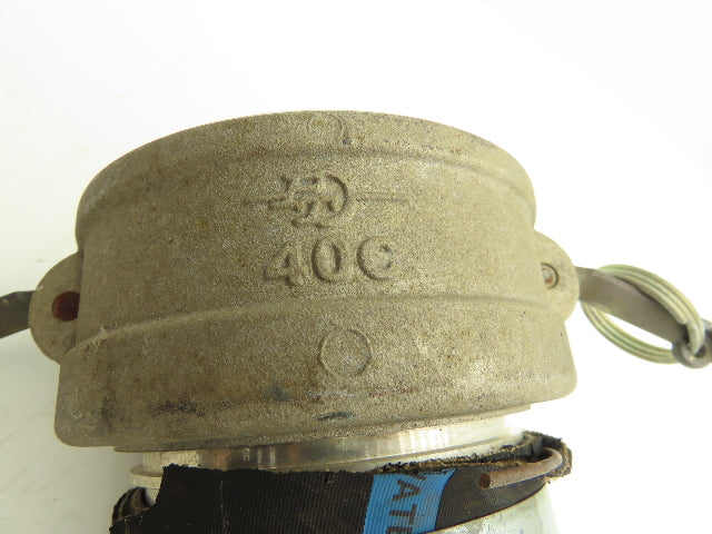 Continental Versiflo 4"x 23"L Water Hose 150 PSI Camlock Quick Couplers 23"OAL