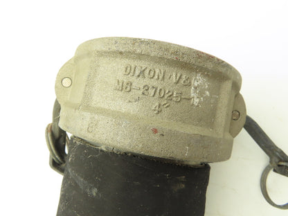 Continental Versiflo 4"x 23"L Water Hose 150 PSI Camlock Quick Couplers 23"OAL