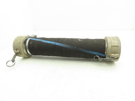 Continental Versiflo 4"x 23"L Water Hose 150 PSI Camlock Quick Couplers 23"OAL