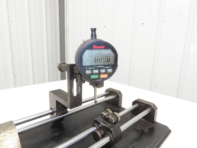 Starrett F2730-1 Wisdom Digital Indicator Mounted On Eccentricity Runout Tool