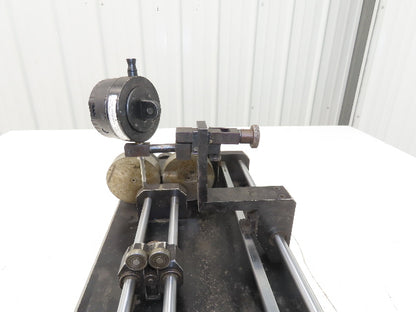 Starrett F2730-1 Wisdom Digital Indicator Mounted On Eccentricity Runout Tool