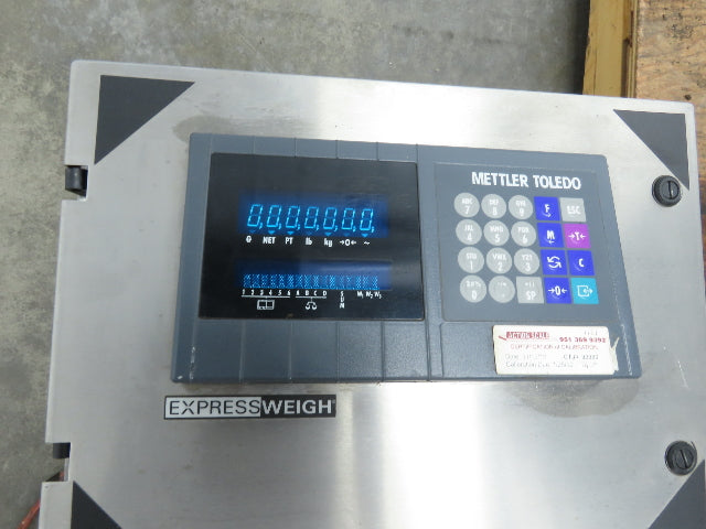 Mettler Toledo 9477/9482 Checkweigher Express Weigh Scale Conveyor 18"Belt 36"L