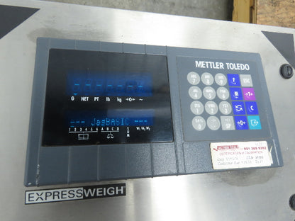Mettler Toledo 9477/9482 Checkweigher Express Weigh Scale Conveyor 18"Belt 36"L