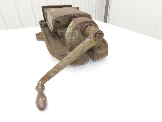 Cincinnati Milling Machine Drill Press Bench Vise 8.5" Jaws 7" Opening W/Swivel