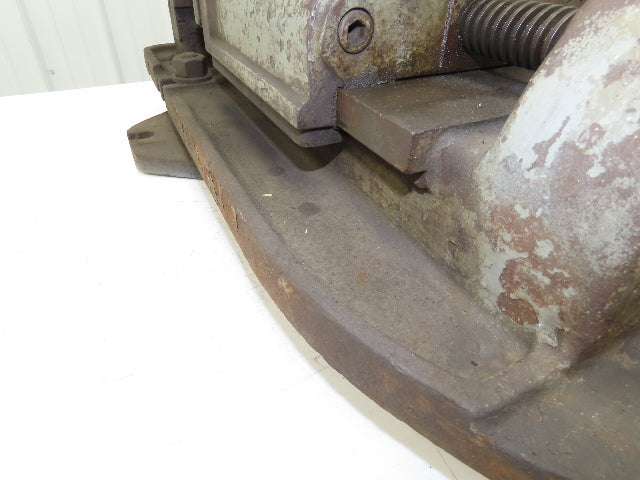 Cincinnati Milling Machine Drill Press Bench Vise 8.5" Jaws 7" Opening W/Swivel
