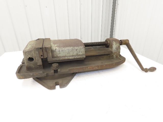 Cincinnati Milling Machine Drill Press Bench Vise 8.5" Jaws 7" Opening W/Swivel