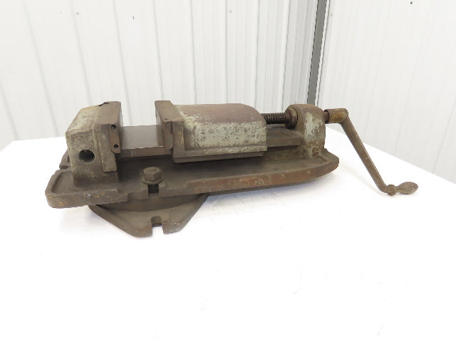 Cincinnati Milling Machine Drill Press Bench Vise 8.5" Jaws 7" Opening W/Swivel