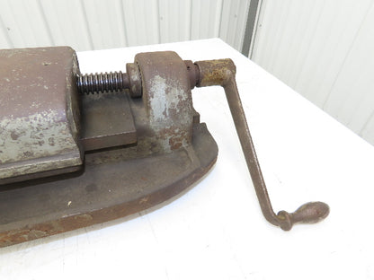 Cincinnati Milling Machine Drill Press Bench Vise 8.5" Jaws 7" Opening W/Swivel
