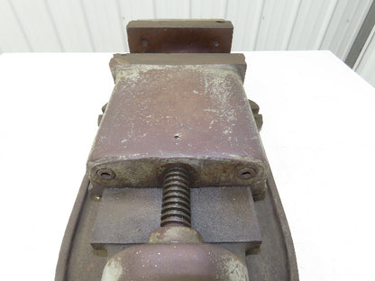 Cincinnati Milling Machine Drill Press Bench Vise 8.5" Jaws 7" Opening W/Swivel