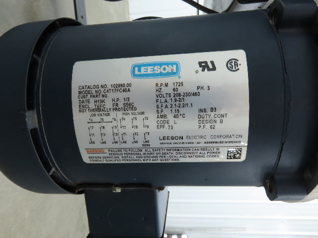 RL Craig RLC250-12-4 Low Profile Belt Conveyor 12"W x 48"L 115V Variable Speed