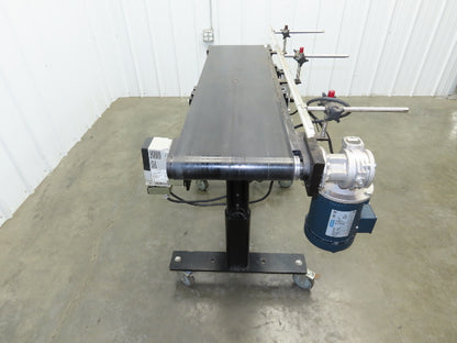 RL Craig RLC250-12-4 Low Profile Belt Conveyor 12"W x 48"L 115V Variable Speed