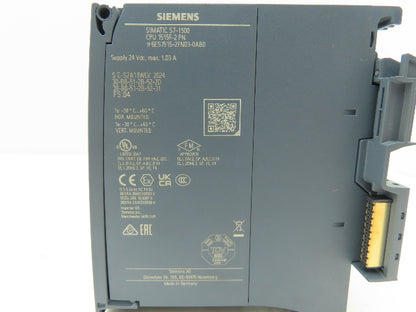 Siemens 6ES7 515-2FN03-0AB0 SIMATIC S7-1500 CPU 1515F-2 PN Processor 1.5MB/4.5MB