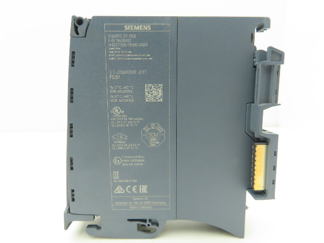 Siemens 6ES7 526-1BH00-0AB0 S7-1500 F Digital Input Module 16x 24V PROFisafe