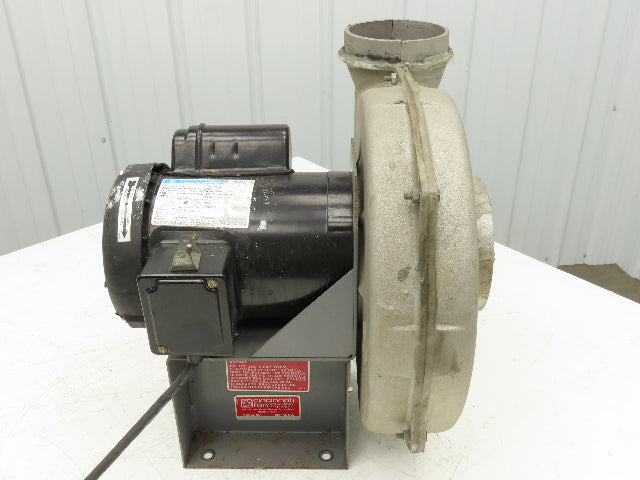 Cincinnati Fan PB-10A Centrifugal Radial Blower 884 CFM 1Hp 115/230V 1PH 6x5"