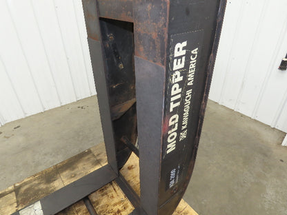 Kawaguchi KM2000 Injection Mold Tipper Upender 2000lbs Rotator 22" Wide Coil Bin