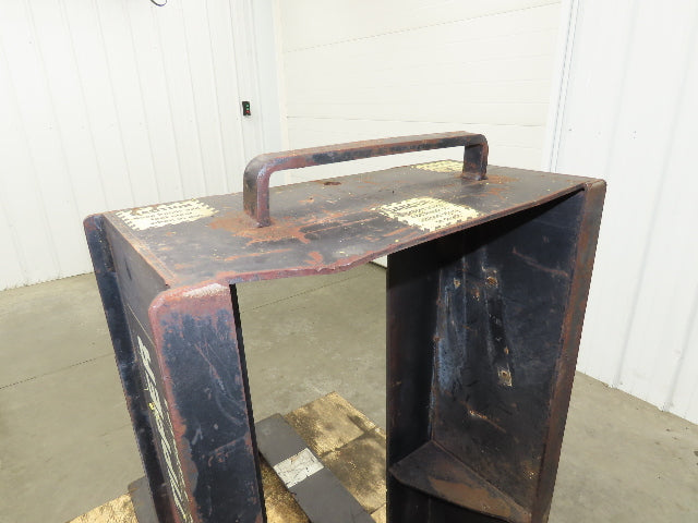 Kawaguchi KM2000 Injection Mold Tipper Upender 2000lbs Rotator 22" Wide Coil Bin