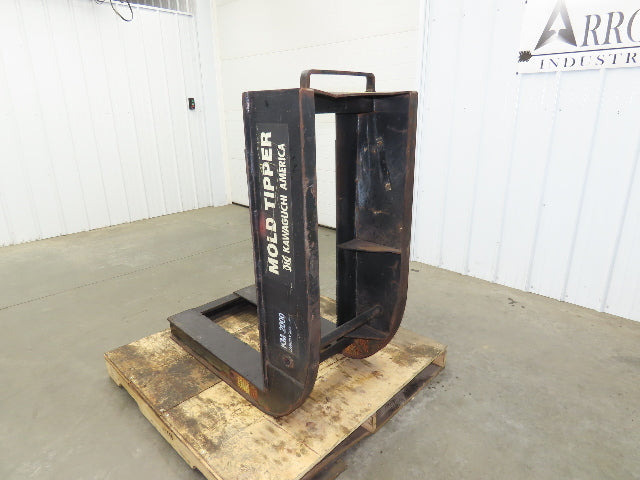 Kawaguchi KM2000 Injection Mold Tipper Upender 2000lbs Rotator 22" Wide Coil Bin
