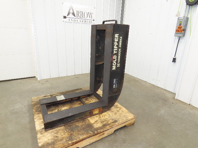 Kawaguchi KM2000 Injection Mold Tipper Upender 2000lbs Rotator 22" Wide Coil Bin