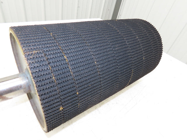 Intelligrated 4852716 Conveyor Grip Top Pulley 8" Dia 14.75"W 1-11/16" Shaft