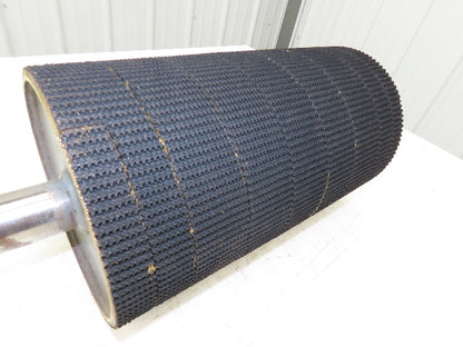 Intelligrated 4852716 Conveyor Grip Top Pulley 8" Dia 14.75"W 1-11/16" Shaft
