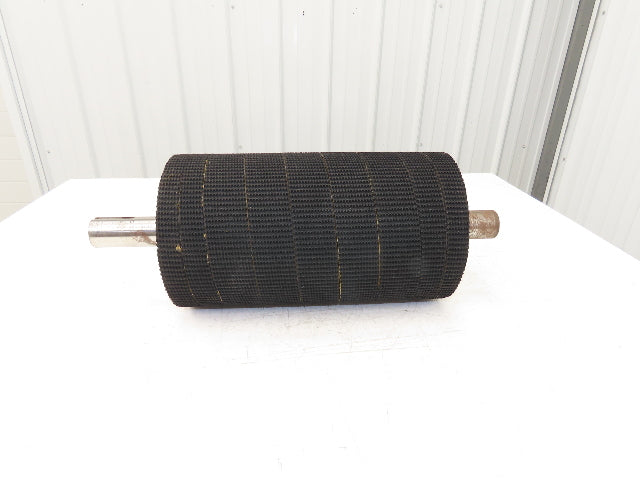 Intelligrated 4852716 Conveyor Grip Top Pulley 8" Dia 14.75"W 1-11/16" Shaft