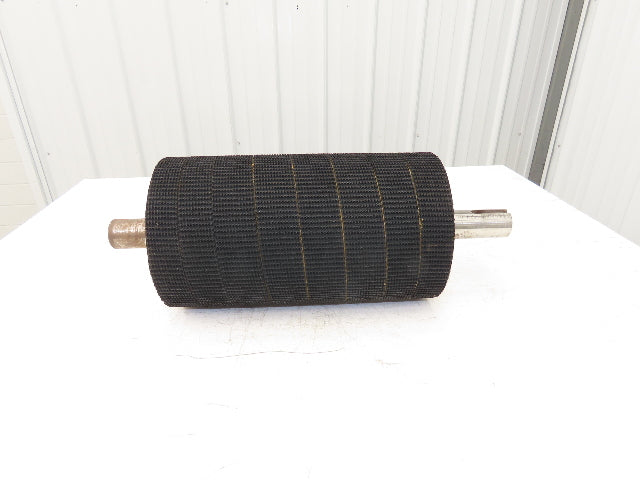 Intelligrated 4852716 Conveyor Grip Top Pulley 8" Dia 14.75"W 1-11/16" Shaft