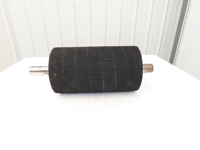 Intelligrated 4852716 Conveyor Grip Top Pulley 8" Dia 14.75"W 1-11/16" Shaft