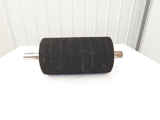 Intelligrated 4852716 Conveyor Grip Top Pulley 8" Dia 14.75"W 1-11/16" Shaft