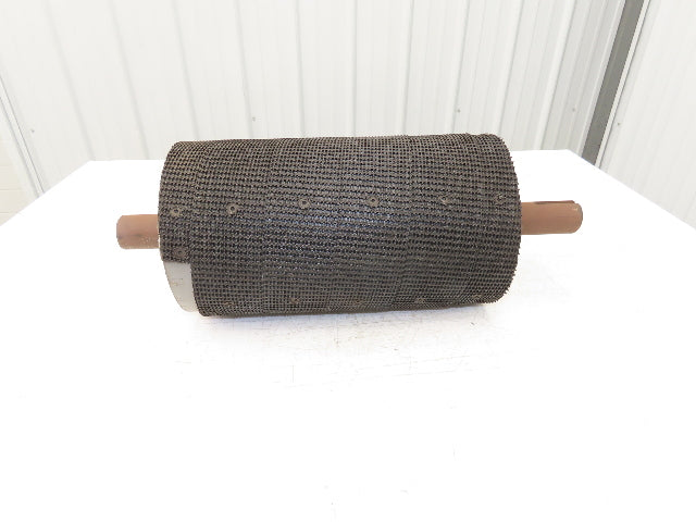 Intelligrated 4852716 Conveyor Grip Top Pulley 8" Dia 14.75"W  1-11/16" Shaft