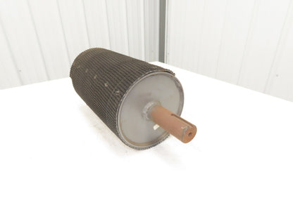 Intelligrated 4852716 Conveyor Grip Top Pulley 8" Dia 14.75"W  1-11/16" Shaft