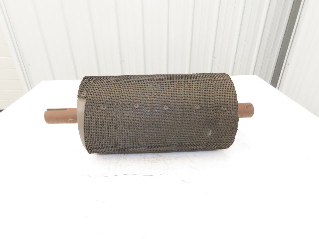 Intelligrated 4852716 Conveyor Grip Top Pulley 8" Dia 14.75"W  1-11/16" Shaft