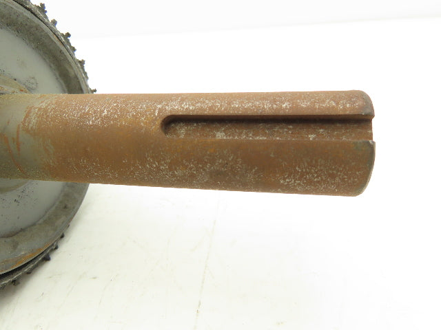 Intelligrated 4853016 Conveyor Grip Top Pulley 4" Dia 14.75"W  1-3/16" Shaft
